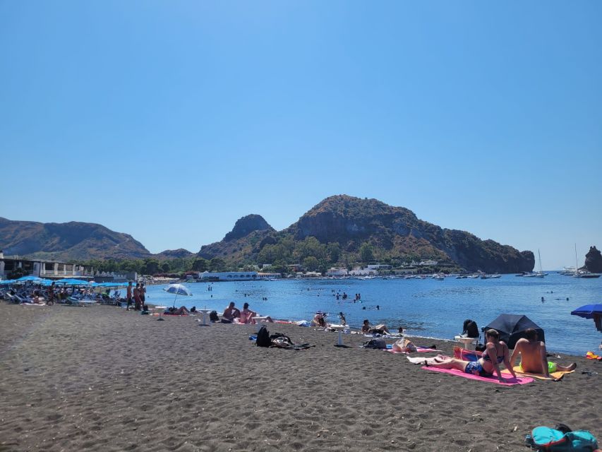 From Taormina: Lipari and Vulcano Mini Cruise Aeolian Tour - Vulcano: Black Beach Relaxation and Volcano Climb Possibility