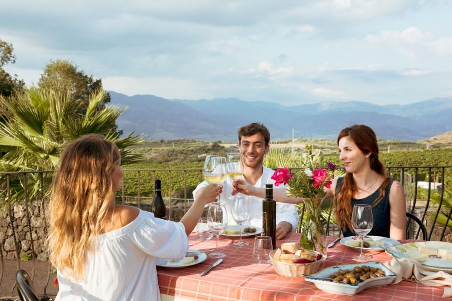 From Taormina: Mount Etna Food and Wine Tasting Tour - Getting Picked Up in a Mercedes Minivan (and Not Worrying About Driving)