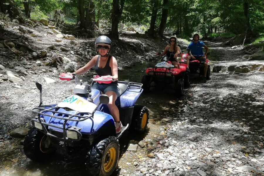 From Taormina: Off-Road ATV Tour Alcantara & Mount Etna - Starting at the Alcantara Gorges: Dirt Tracks and Valley Air