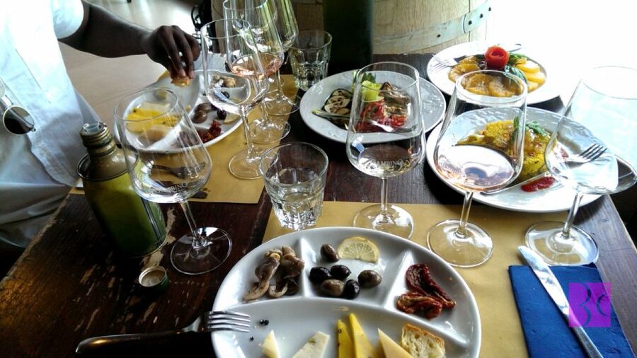 From Taormina: Private 3 Etna Wineries with Food & Wine - Stop 2: Tagliere, Sicilian Pasta, and Four More Regional Wines