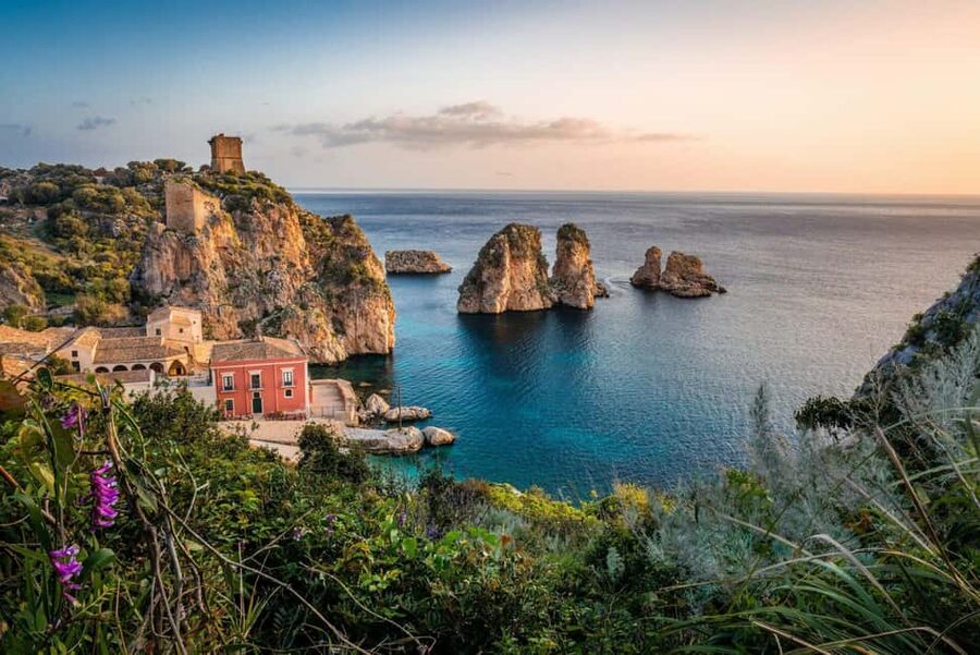 From Trapani: Tour of San Vito lo Capo, Zingaro Nature Reserve, and Scopello - The boat portion starts on JACKYE SEA: photo stops that set the tone