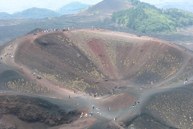 FULL DAY excursion - ETNA and TAORMINA - Stop 1 on Etna: reaching 1900 meters and walking near the Silvestri craters