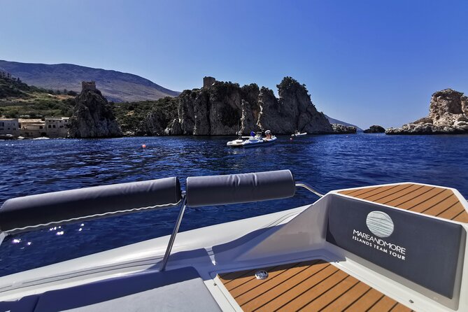 Full Day Private Boat Tour San Vito Lo Capo - Castellammare - Cala Tonnarella dell’Uzzo: secluded swimming with snorkel time