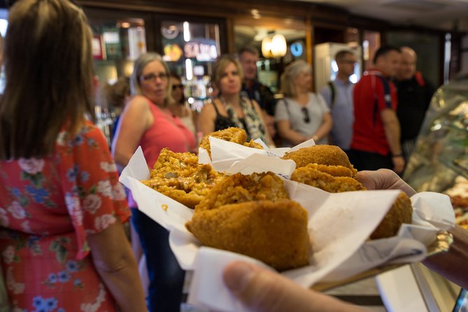 Gastronomic Street Food Tour of Catania - Piazza Stesicoro and the Roman amphitheater