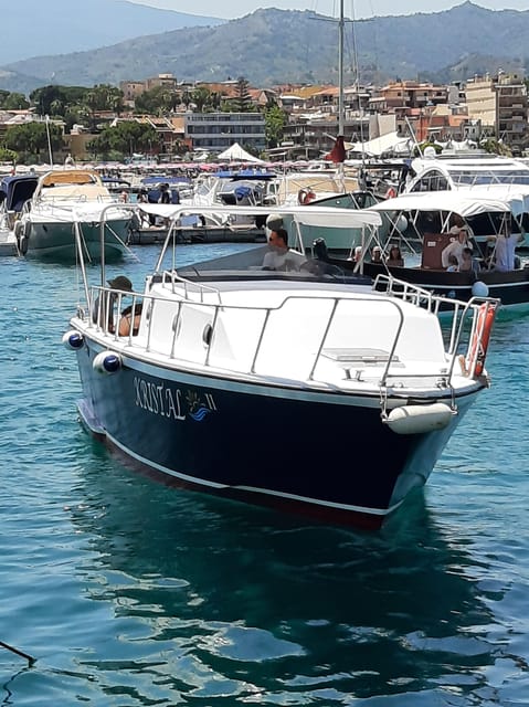 Giardini Naxos: Taormina & Isola Cruise Bella with Aperitif - The swim stop near Isola Bella: refreshing, protected, and very doable
