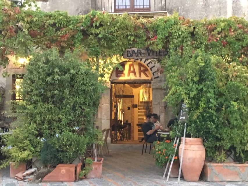 Godfather Locations tour from Taormina - Savoca/Forza D'Agrò - Savoca Stop: Bar Vitelli, the Church of San Nicolò, and Medieval Alleys
