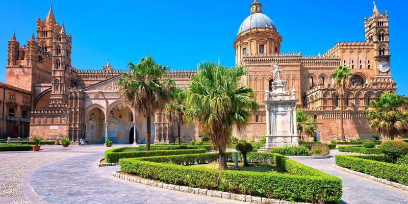 Golden Palermo: Visit the Cathedral, Royal Palace, and Palatine Chapel - Meeting by the Santa Rosalia statue: quick logistics, real time savings