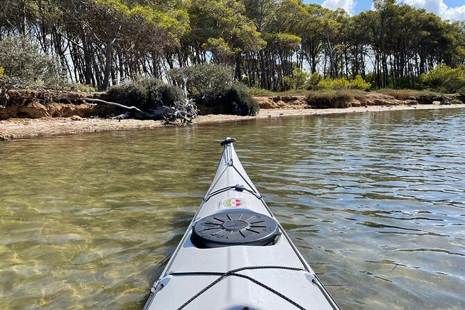 Guided kayak tour inside the Stagnone of Marsala - Refreshment stops and photo moments on the water