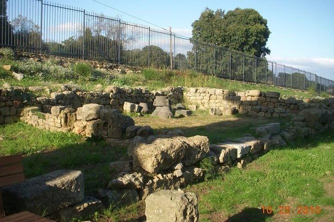 Guided Tour in Morgantina. Visit Morgantina. - What you actually see at the archaeological area