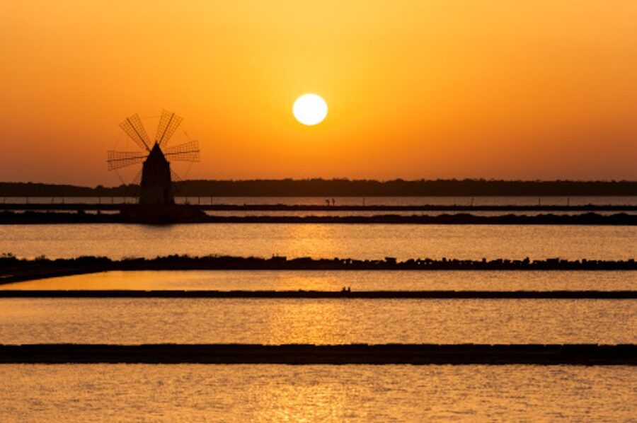 Guided tour of the Marsala Salt Pans and salt harvesting - How Salt Becomes More Than Food: Cooking and Cosmetics