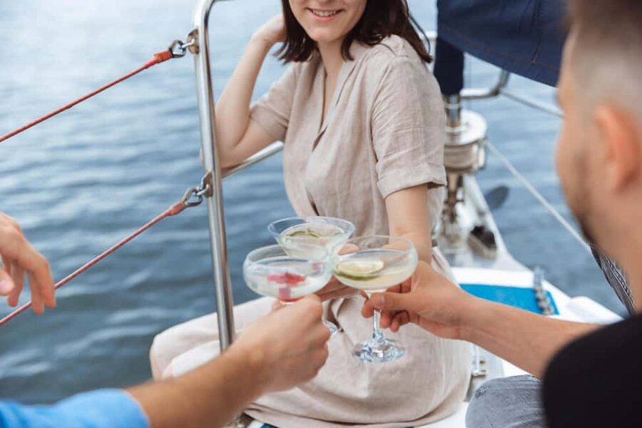 Half-Day Sailing Tour in Catania with Aperitif on Board - Crew energy: Maria Pia and Captain Andrea make it personal