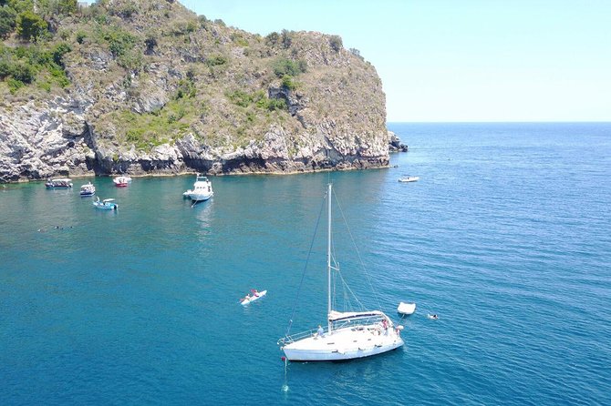 Half Day Sailing Tour Taormina Bay - Swim and Snorkel Stops: Provided Gear, Real Underwater Color