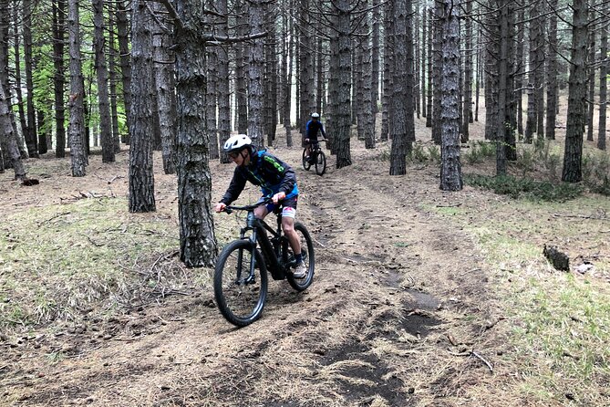 Half Day Tour to discover Etna by E-Mtb - The return ride on dirt roads: where the E-bike really helps
