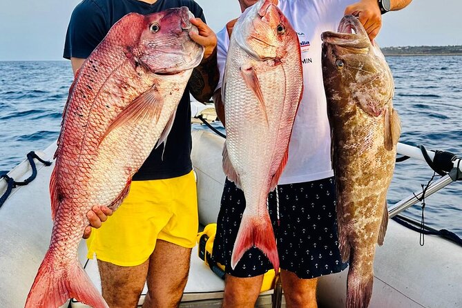 Half-seabed or rod fishing tour with bolentino - Private half-day boat fishing around Ortigia and Plemmirio