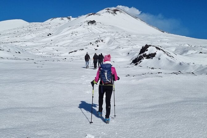 Hike near the summit craters up to the maximum safe altitude currently foreseen - Guides Who Combine Safety, Science, and Encouragement