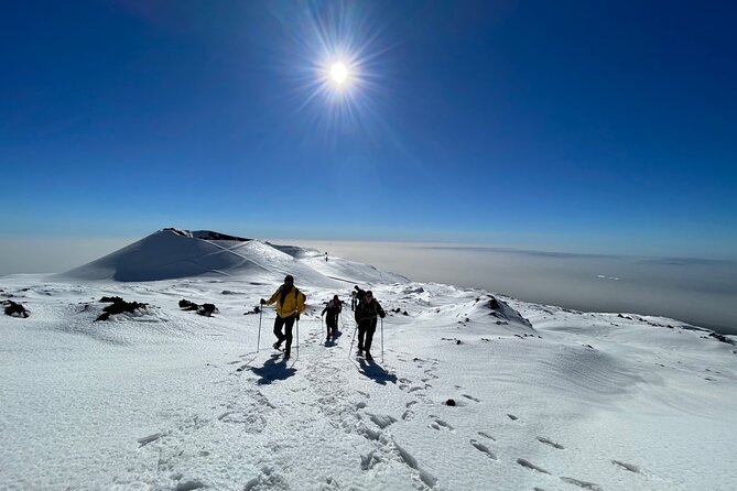 Hike near the summit craters up to the maximum safe altitude currently foreseen - Meeting Point and Timing: How the Day Starts at Nicolosi