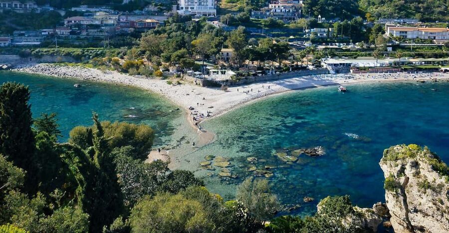 Isola Bella-Blue Grotto: Boat Tour, Snorkeling & Aperitif - Setting Off: Giardini Naxos to the Sicilian Coast, by Modern Boat
