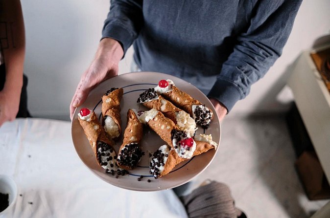 Make & Taste Sicilian Desserts in Palermo – Learn Cannoli & More - Classic Sicilian cannoli: the crispy shell + creamy ricotta lesson