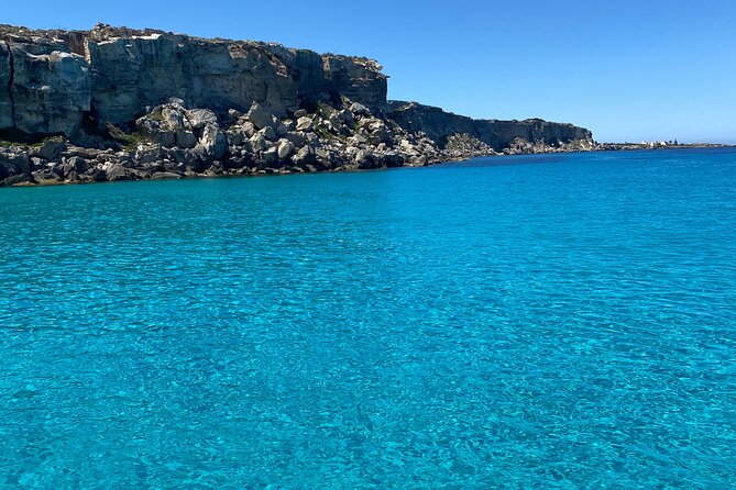 Mini Cruise to Favignana and Levanzo with lunch on board - Swim Stops and Boat-Time Scenery: Cala Azzurra and the Tuff Quarry Coast