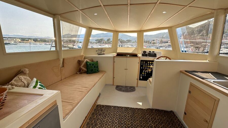 Mondello: 4-Hour Coastal Boat Tour with Aperitif & Swimming - The boat setup: shade, space, shower, and an easy swim ladder