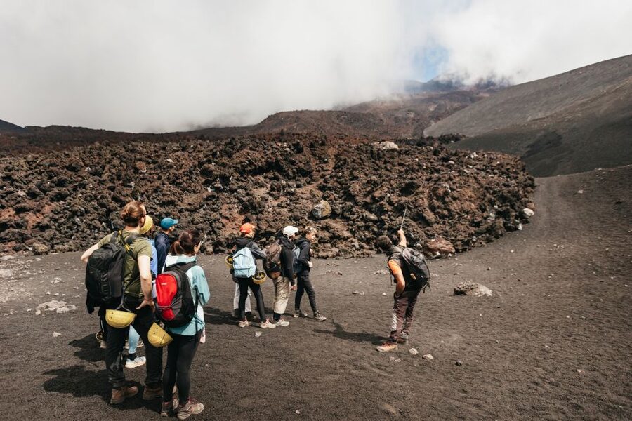 Mount Etna: Guided Trek 3,000 Meters to the Summit - Crater stop: the 2001 Crater (and the fumes factor)