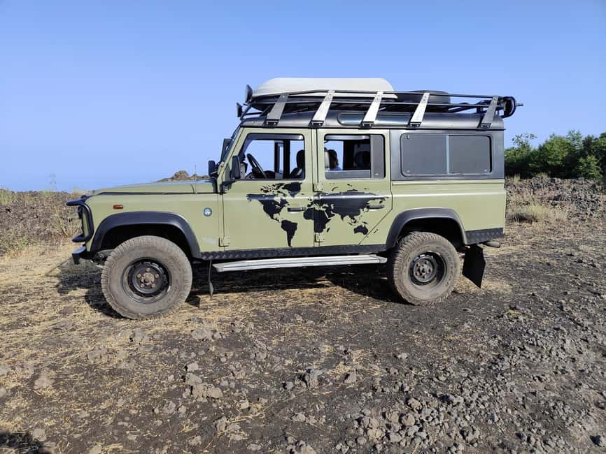 Mount Etna: Half-day Morning Jeep Tour - Helmet and torch: touring a volcanic lava-tube cave
