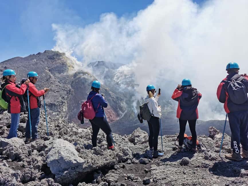 Mount Etna: Hike to the top 3350mt from the North Side - Descent across ash and slag with real coast views