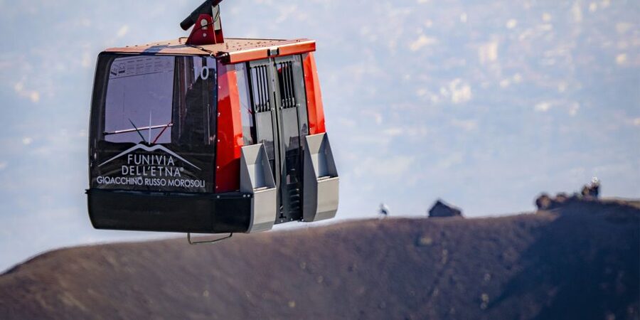Mount Etna: Return Funivia dell'Etna Cable Car Ticket - Non-stop departures and an open-time, all-day ticket