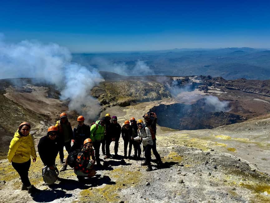 Mount Etna South:Summit Craters Tour in Cable Car & 4x4 Jeep - Guided summit crater walk: Central Crater rim at 3,400m