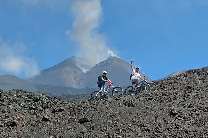 Mt. Etna Cycling to the Top small group - Stop at Craters Silvestri: a short walk that hits hard