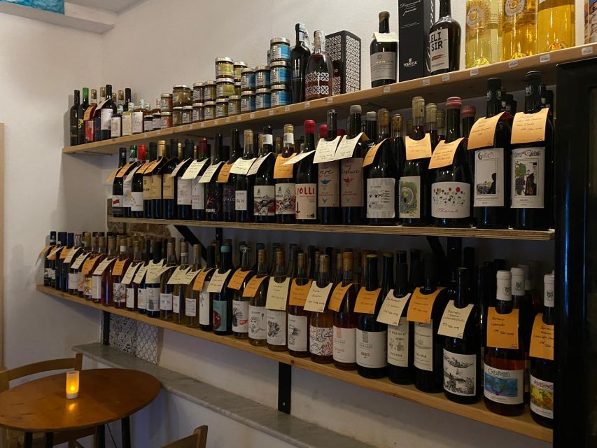 Natural Wine Tasting with snacks at Bottega Monteleone - A cozy natural-wine bar is a smart way to start Palermo