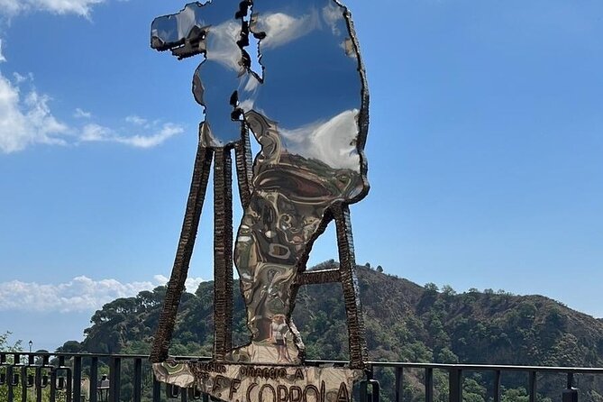 One day private tour in Savoca, Taormina and Castelmola - Castelmola: Bar Turrisi Almond Wine and the Meaning Behind the Decor