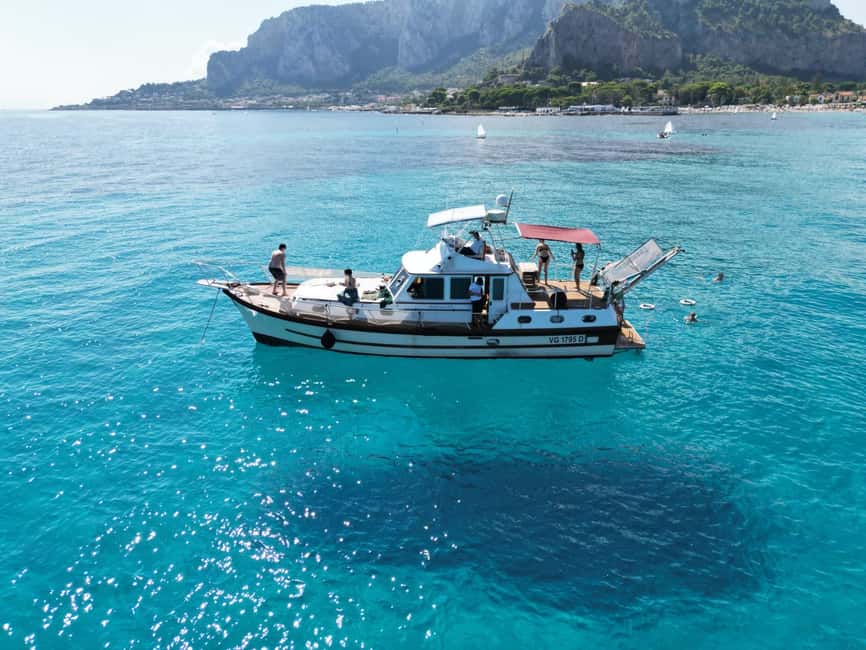 Palermo: Boat Tour With Aperitif Snorkeling And Cave Tour - Palermo Coast From the Water: how this 4-hour loop works