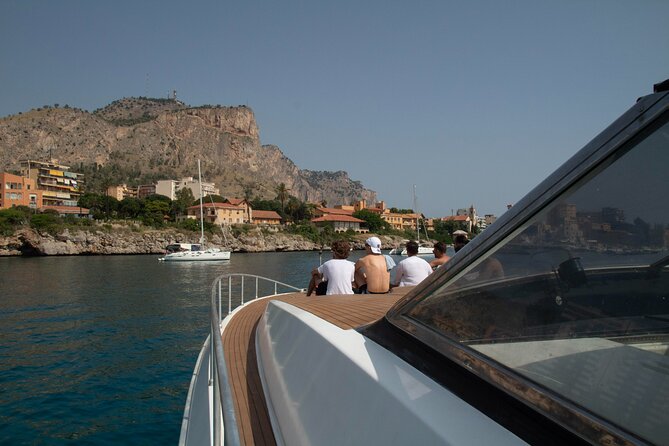 Palermo from the Sea : Luxury Trip between Crystalline Bays, BBQ and Relax - Isola delle Femmine: protected water time with snorkeling, SUP, and Seabob