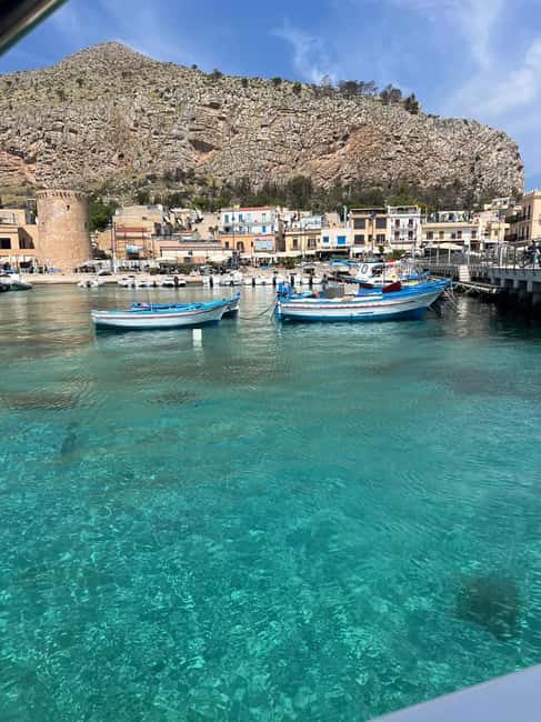 Palermo: Mondello Boat Tour and Nature Reserve with Snacks and Drinks - Where You Meet: White Club Palermo (Scalo dellArenella 66)