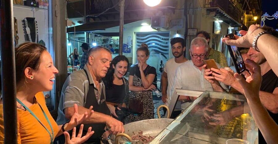 Palermo: Small Group Night Street Food Tour - The welcome toast: beer or wine, plus your first real bite
