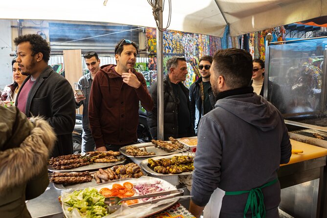 Palermo Street Food & Market Tour by Eating Europe - Piazza Ballarò grills: sausage with fennel and mangia e bevi