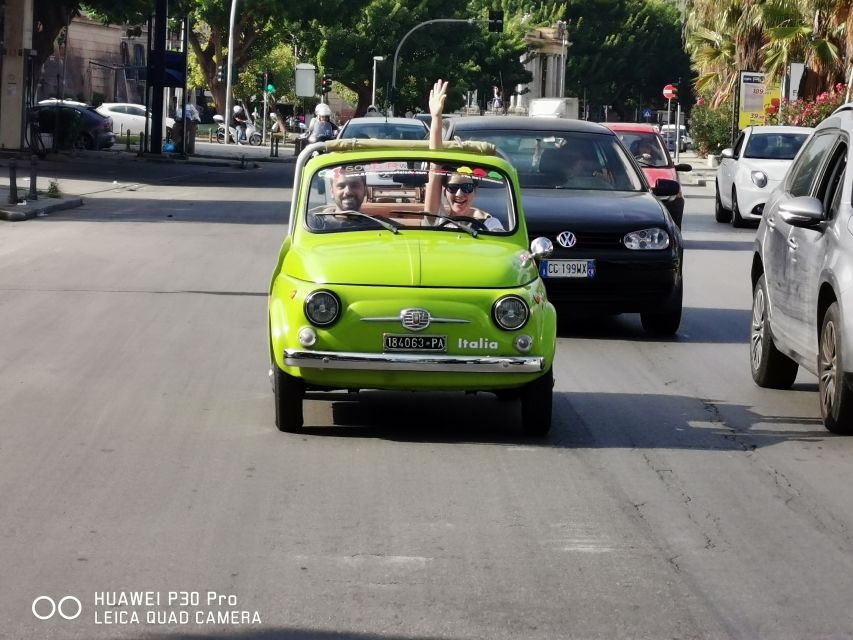Palermo: Vintage Fiat 500 Sightseeing Tour - Palermo Cathedral and Teatro Massimo: the big cultural bookends