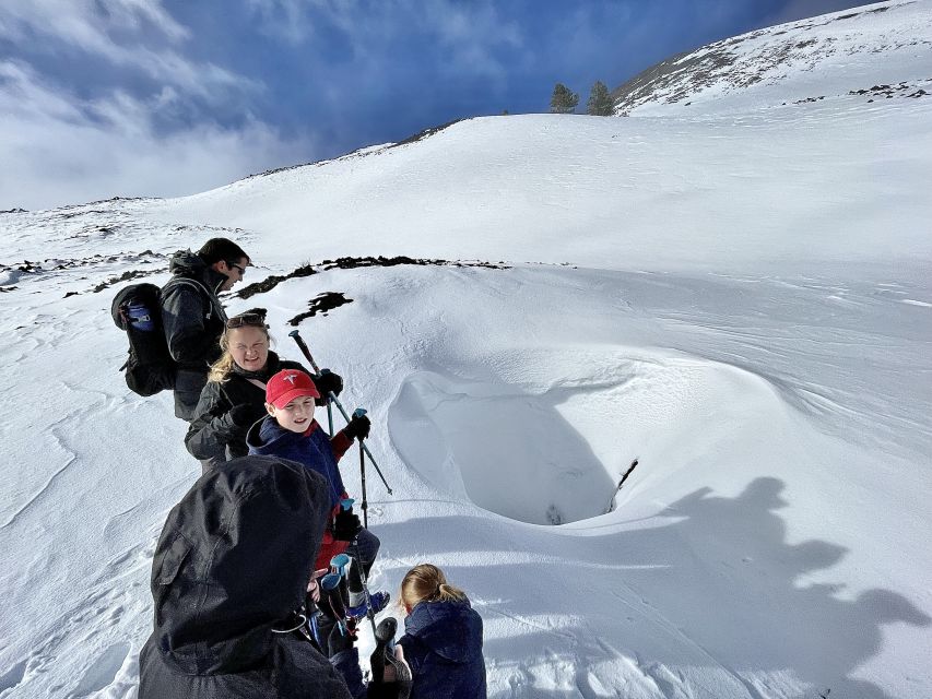 Piano Provenzana: Guided Mt. Etna Snowshoeing Trek - Entering Etna’s snowy world at Piano Provenzana