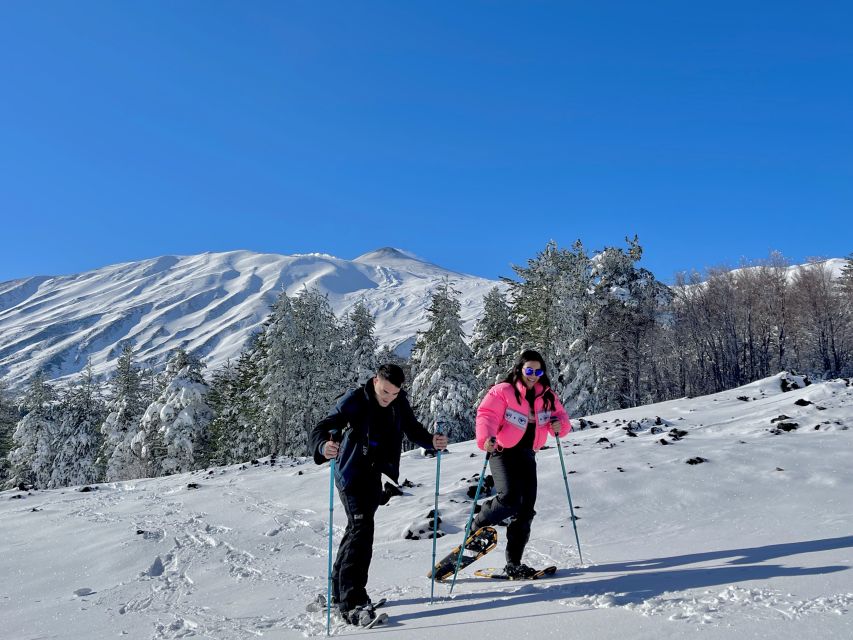 Piano Provenzana: Guided Mt. Etna Snowshoeing Trek - Views that connect land and sea