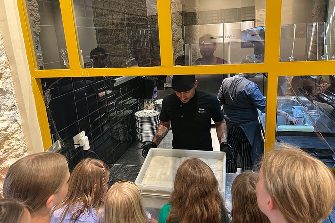 Pizza cooking class in real Pizzeria with Pizza chef & Tour guide - The Real Lesson Starts with Ingredients and Dough Work