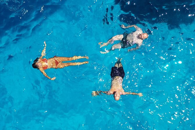 Private Boat Tour to discover Favignana and Levanzo from Trapani - Cala Rossa: anchored swimming with fish you can actually see