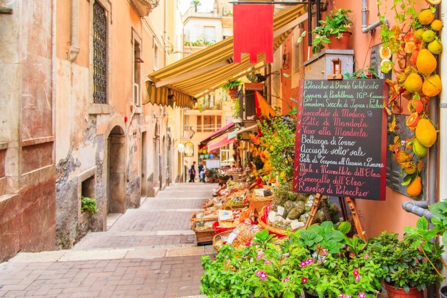 Private Taormina Top City Sights Walking Tour - Duomo Square and the town’s everyday center