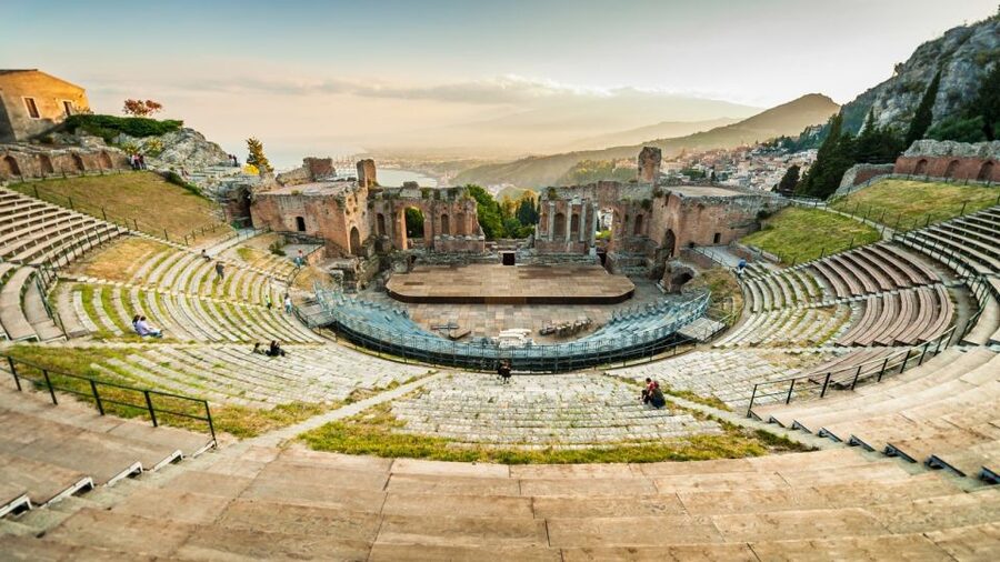Private Taormina Top City Sights Walking Tour - The Odeon stop that helps you see the performance culture