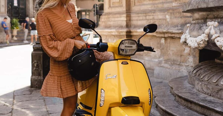 Rent beautiful iconic scooters and discover Sicily. - The scooter itself: Iconic 125cc riding with that classic Italian vibe