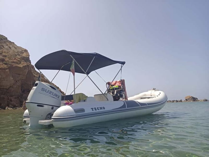San Leone: half day Boat tour Scala dei Turchi with Skipper - The water clarity coast: swimming where the sea looks filtered