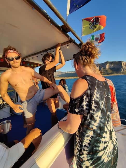 San Vito lo Capo: Golden Hour Snorkel & Aperitif Tour - Classic Italian Music, Dancing, and Night Lights