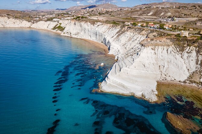 Scala dei Turchi in 3.5 hours, boat tour with stops for swimming - Faro di Capo Rossello and Torre di Monterosso: two very different swim flavors
