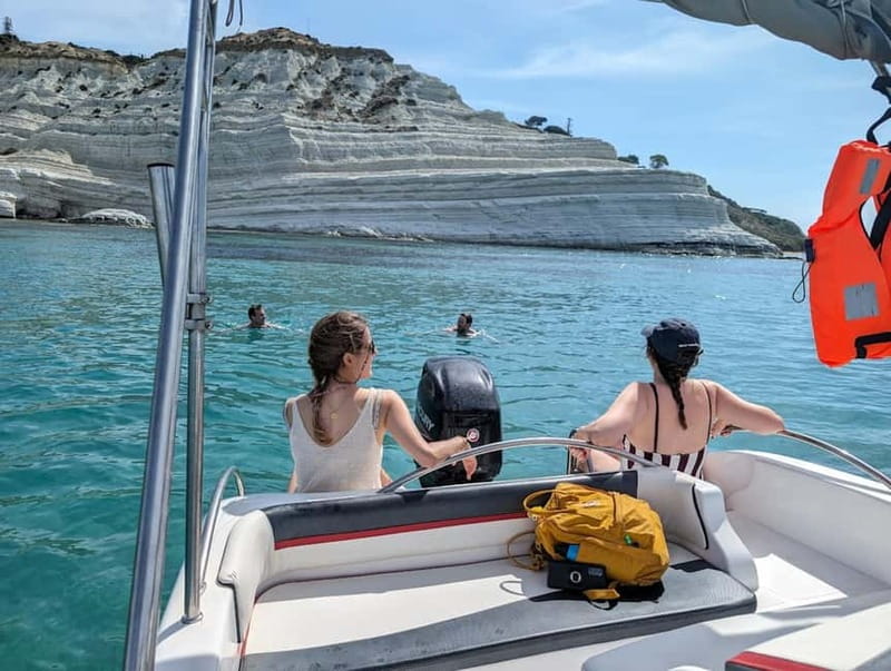Scala Dei Turchi: Skippered boat tour and refreshing swim - Finding Forte Mare at the West Pier: Simple Logistics That Save Time