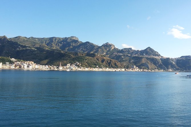 Sea, Volcano and History: Giardini Naxos, Isolabella, Etna and Taormina - Stop 1: Panarea Giardini Naxos for the bay views and Taormina/Etna panorama